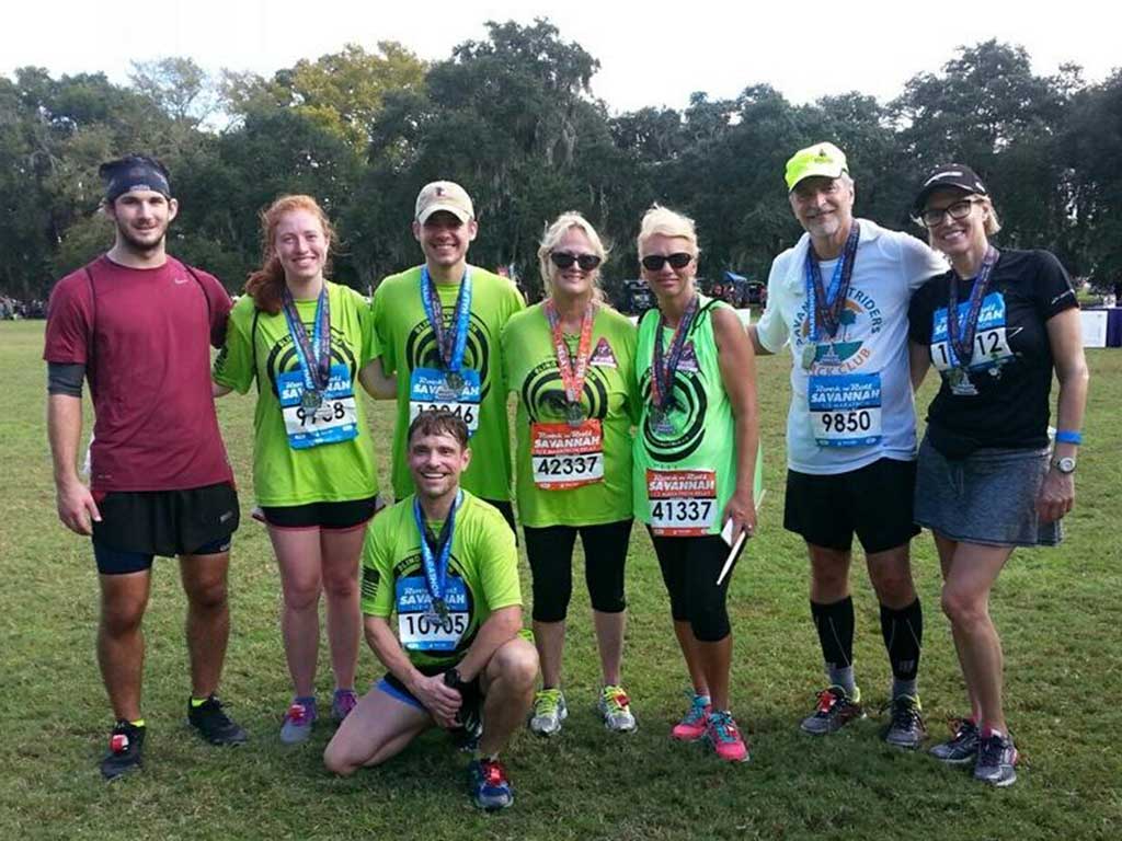 Savannah Center for Blind and Low Vision’s “Blind Ambition” team at Rock n’ Roll Marathon in Savannah