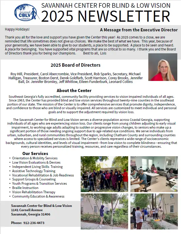 SCBLV Year End Newsletter (2025) p1